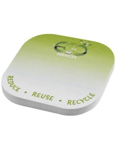 Foglietti adesivi in carta riciclata quadrati con angoli arrotondati Sticky-Mate®