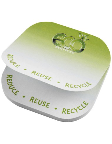 Foglietti adesivi in carta riciclata quadrati con angoli arrotondati Sticky-Mate®