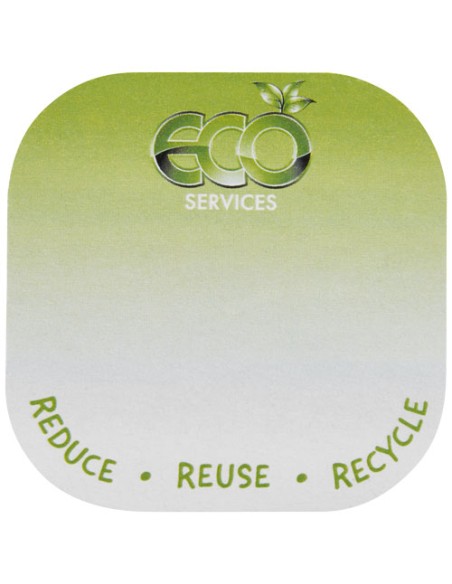 Foglietti adesivi in carta riciclata quadrati con angoli arrotondati Sticky-Mate®