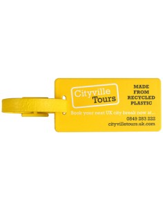 Etichetta per bagagli in materiale riciclato River