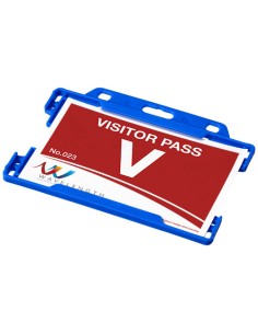 Porta badge in plastica riciclata Vega