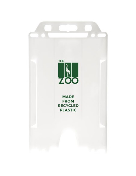 Porta badge in plastica riciclata Pierre 