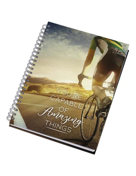 Agenda formato A5 con copertina rigida e senza data Desk-Mate®