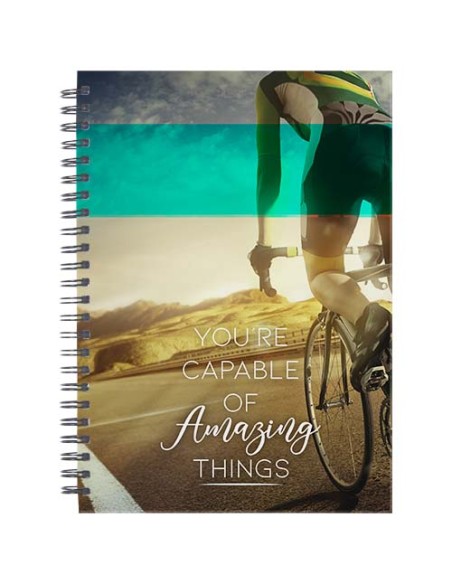 Agenda formato A5 con copertina rigida e senza data Desk-Mate®