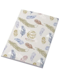 Blocco note formato A5 con copertina morbida da 50 fogli Novella Austen Colours