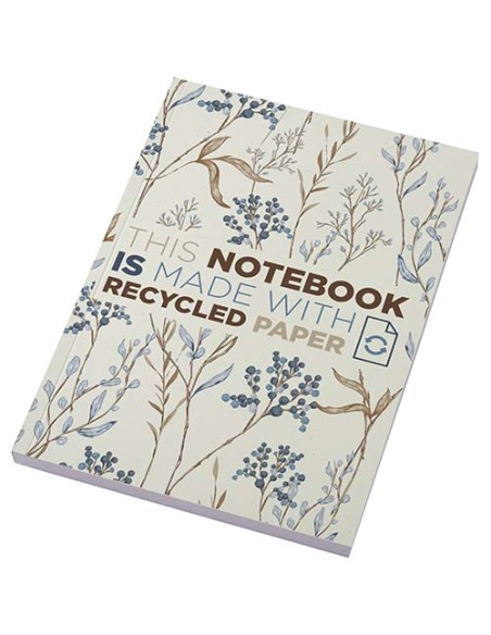 Blocco note formato A5 con copertina morbida riciclata e 100 fogli Novella Austen Colours
