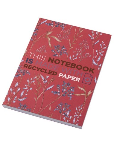 Blocco note formato A5 con copertina morbida riciclata e 100 fogli Novella Austen Colours