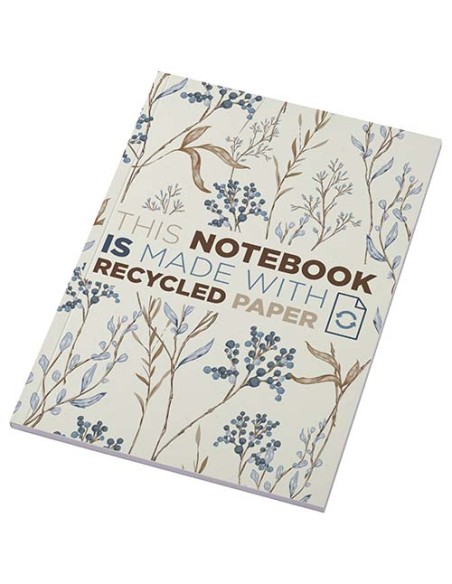 Blocco note formato A5 con copertina morbida riciclata e 50 fogli Novella Austen