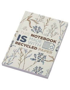 Blocco note formato A6 con copertina morbida riciclata e 100 fogli Novella Austen