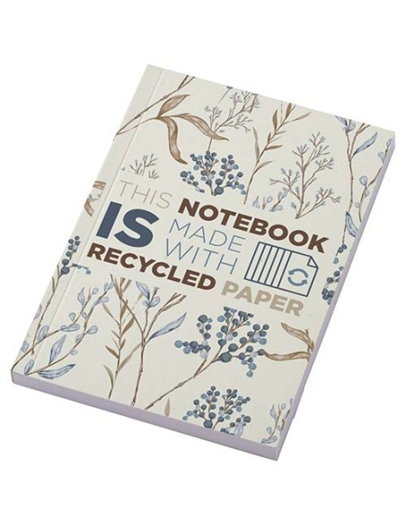 Blocco note formato A6 con copertina morbida riciclata e 100 fogli Novella Austen