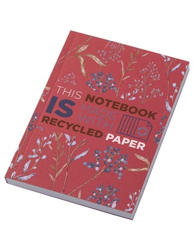 Blocco note formato A6 con copertina morbida riciclata e 100 fogli Novella Austen