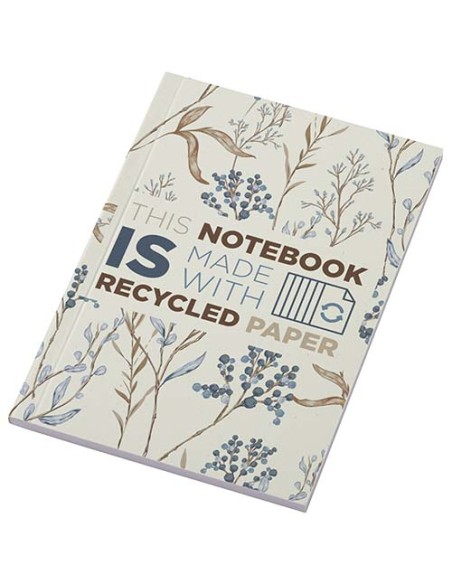 Blocco note formato A6 con copertina morbida riciclata e 50 fogli Novella Austen Colours