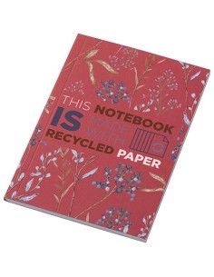 Blocco note formato A6 con copertina morbida riciclata e 50 fogli Novella Austen Colours