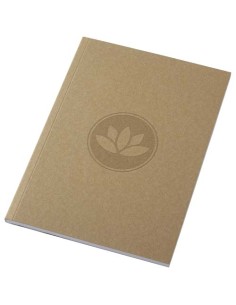 Blocco note formato A5 con copertina morbida in carta riciclata e 50 fogli Novella Austen Kraft