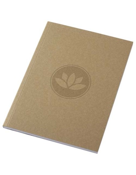 Blocco note formato A5 con copertina morbida in carta riciclata e 50 fogli Novella Austen Kraft