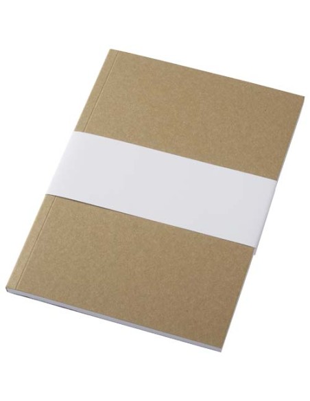 Blocco note formato A5 con copertina morbida in carta riciclata e 50 fogli Novella Austen Kraft
