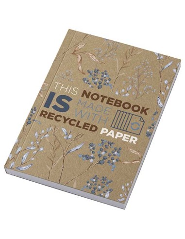 Blocco note formato A6 con copertina morbida in carta kraft riciclata e 100 fogli Novella Austen