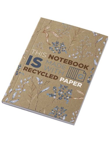 Blocco note formato A6 con copertina morbida in carta riciclata e 50 fogli Novella Austen Kraft