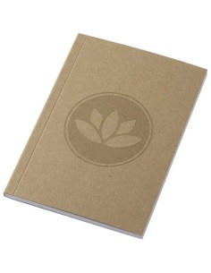 Blocco note formato A6 con copertina morbida in carta riciclata e 50 fogli Novella Austen Kraft