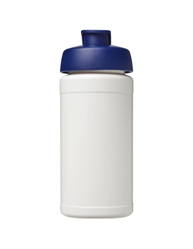 Borraccia sportiva in materiale riciclato con coperchio a scatto da 500 ml Baseline