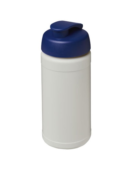 Borraccia sportiva in materiale riciclato con coperchio a scatto da 500 ml Baseline