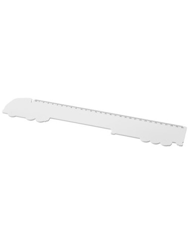 Righello da 30 cm in plastica riciclata a forma di camion Tait