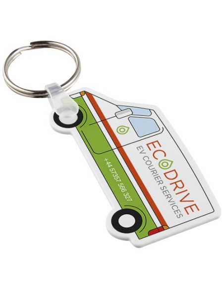 Portachiavi in materiale riciclato a forma di furgone Tait