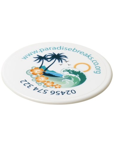 Sottobicchiere rotondo in plastica Renzo