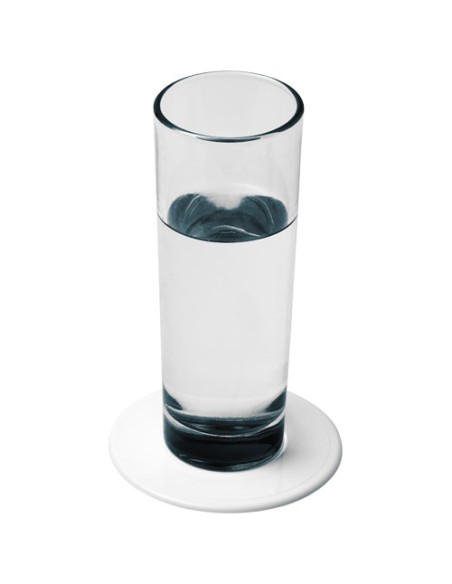 Sottobicchiere rotondo in plastica Renzo