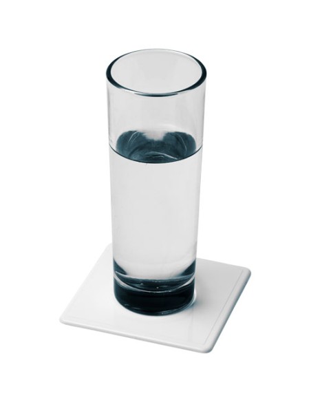 Sottobicchiere Renzo in plastica di forma quadrata