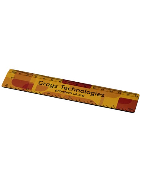 Righello Terran da 15 cm in plastica riciclata al 100%