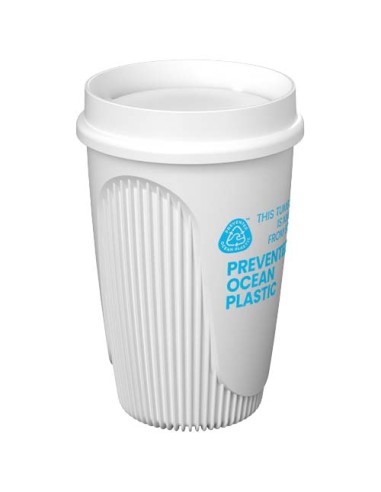 Bicchiere da 350 ml con coperchio a 360° Alto POP