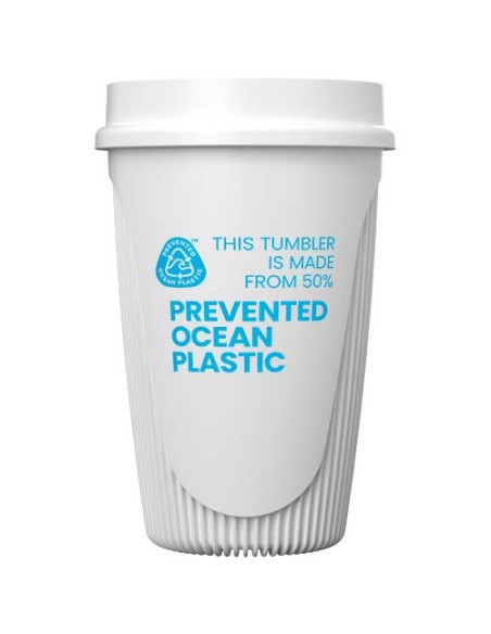 Bicchiere da 350 ml con coperchio a 360° Alto POP