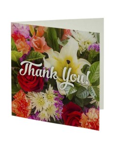 Biglietto di auguri di forma quadrata Herald