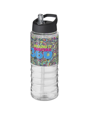 Borraccia sportiva H2O Active® Treble da 750 ml con coperchio con beccuccio