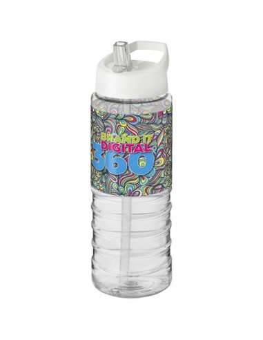 Borraccia sportiva H2O Active® Treble da 750 ml con coperchio con beccuccio