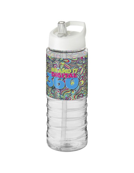 Borraccia sportiva H2O Active® Treble da 750 ml con coperchio con beccuccio