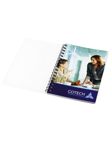 Notebook A6 spiralato Desk-Mate® con copertina in PP