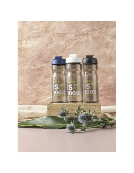 Borraccia sportiva da 650 ml con coperchio a scatto H2O Active® Eco Base