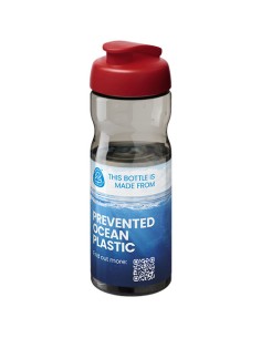 Borraccia sportiva da 650 ml con coperchio a scatto H2O Active® Eco Base