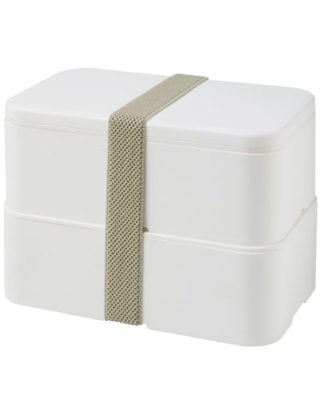 Contenitore portavivande a doppio strato MIYO da 700 + 700 ml