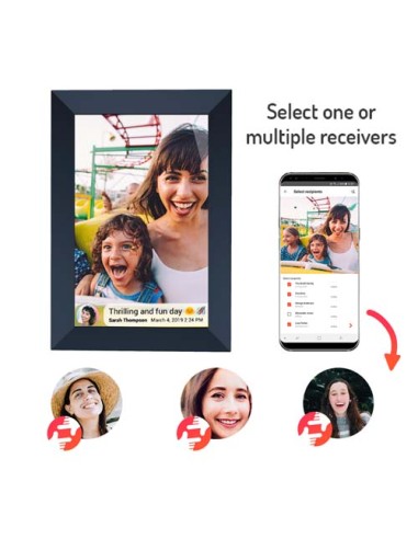 Cornice per foto digitali Wi-Fi da 10" Prixton Prado Frameo