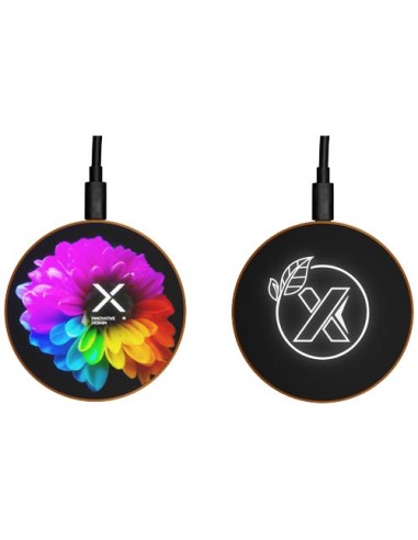 Stazione di ricarica wireless in legno SCX.design W13 da 10 W