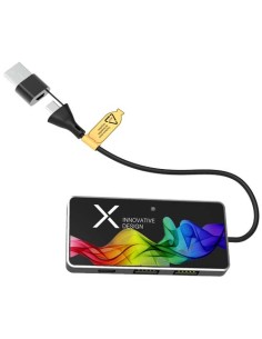 Hub USB 8 in 1 con doppio ingresso e 6 porte SCX.design H20