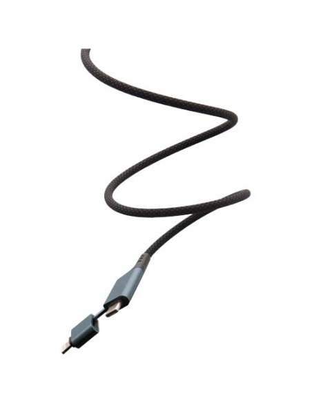 Cavo di ricarica magnetico ultraveloce 4 in 1 in PET riciclato da 100 W SCX.design C52 