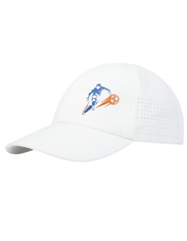 Cappellino cool-fit a 6 pannelli in materiale riciclato certificato GRS da 110 g/m² Mica