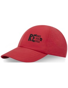 Cappellino cool-fit a 6 pannelli in materiale riciclato certificato GRS da 110 g/m² Mica