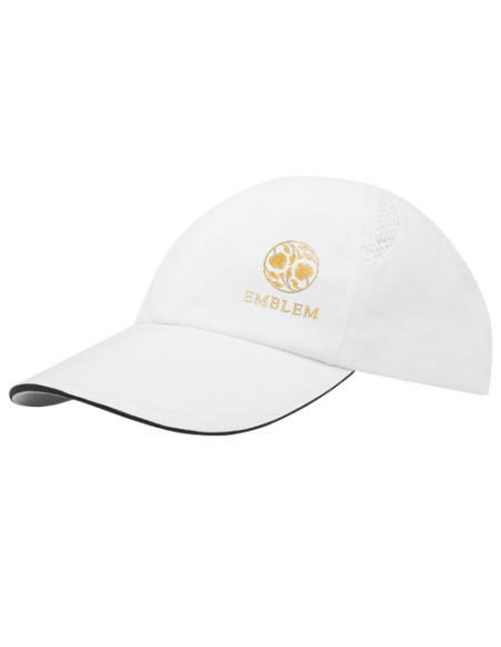 Cappellino cool-fit sandwich a 6 pannelli in materiale riciclato certificato GRS da 110 g/m² Morion