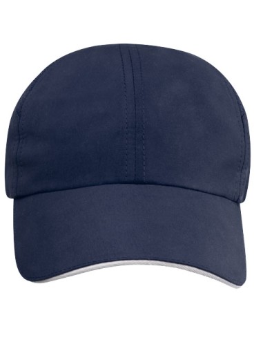 Cappellino cool-fit sandwich a 6 pannelli in materiale riciclato certificato GRS da 110 g/m² Morion