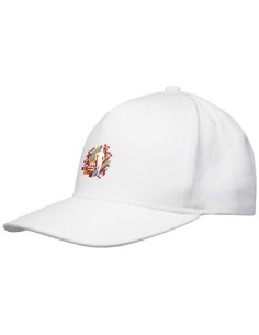 Cappellino in tessuto riciclato Aware™ a 5 pannelli da 240 g/m² Onyx
